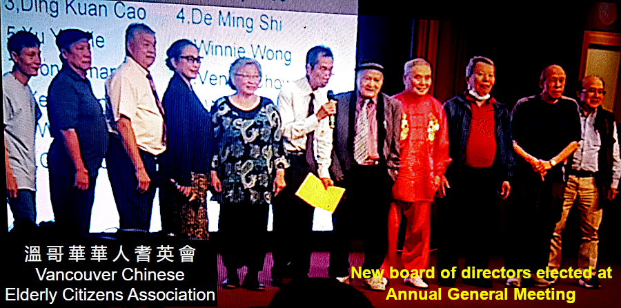 Board of directors, new and re-elected members at AGM, held late 2021